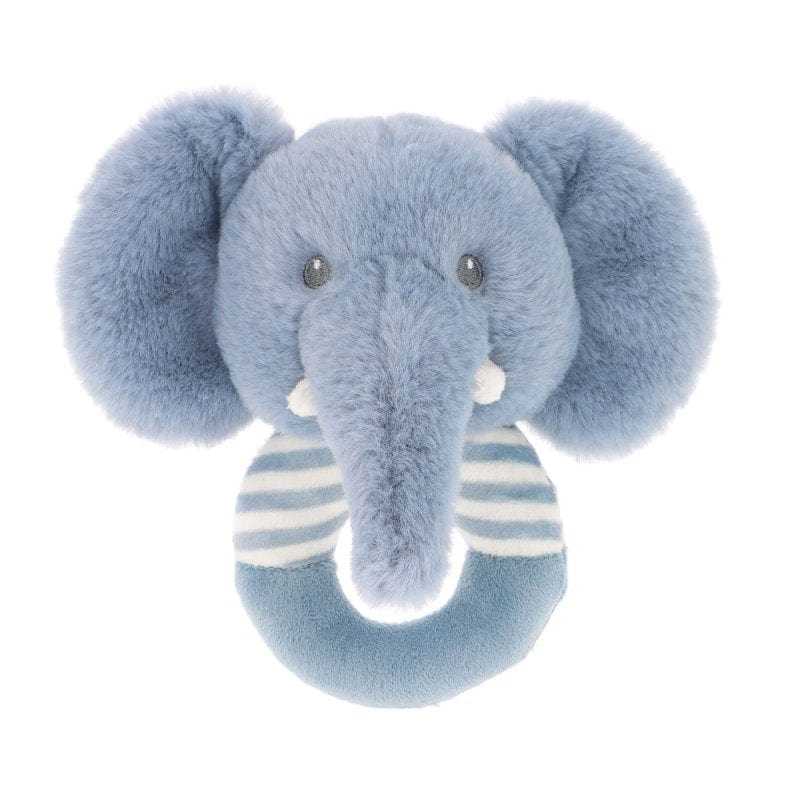 Keeleco Ezra Elephant Ring Rattle - 14cm