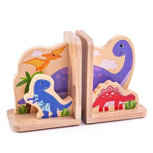 Tidlo - Wooden Bookends - Dinosaurs